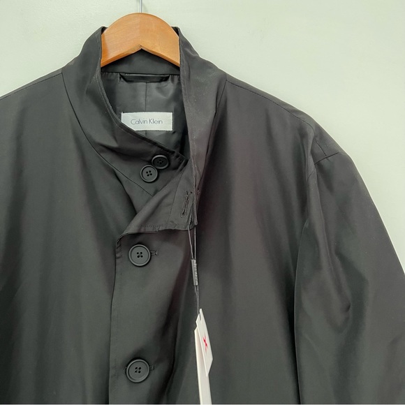 Blu Martini Button Up Rain Coat Tan Coat main image 1
